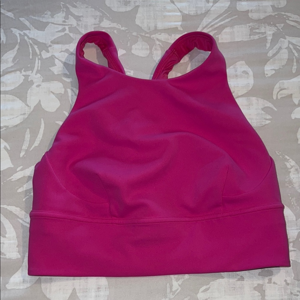 Lululemon Pink Racerback Sports Bra
